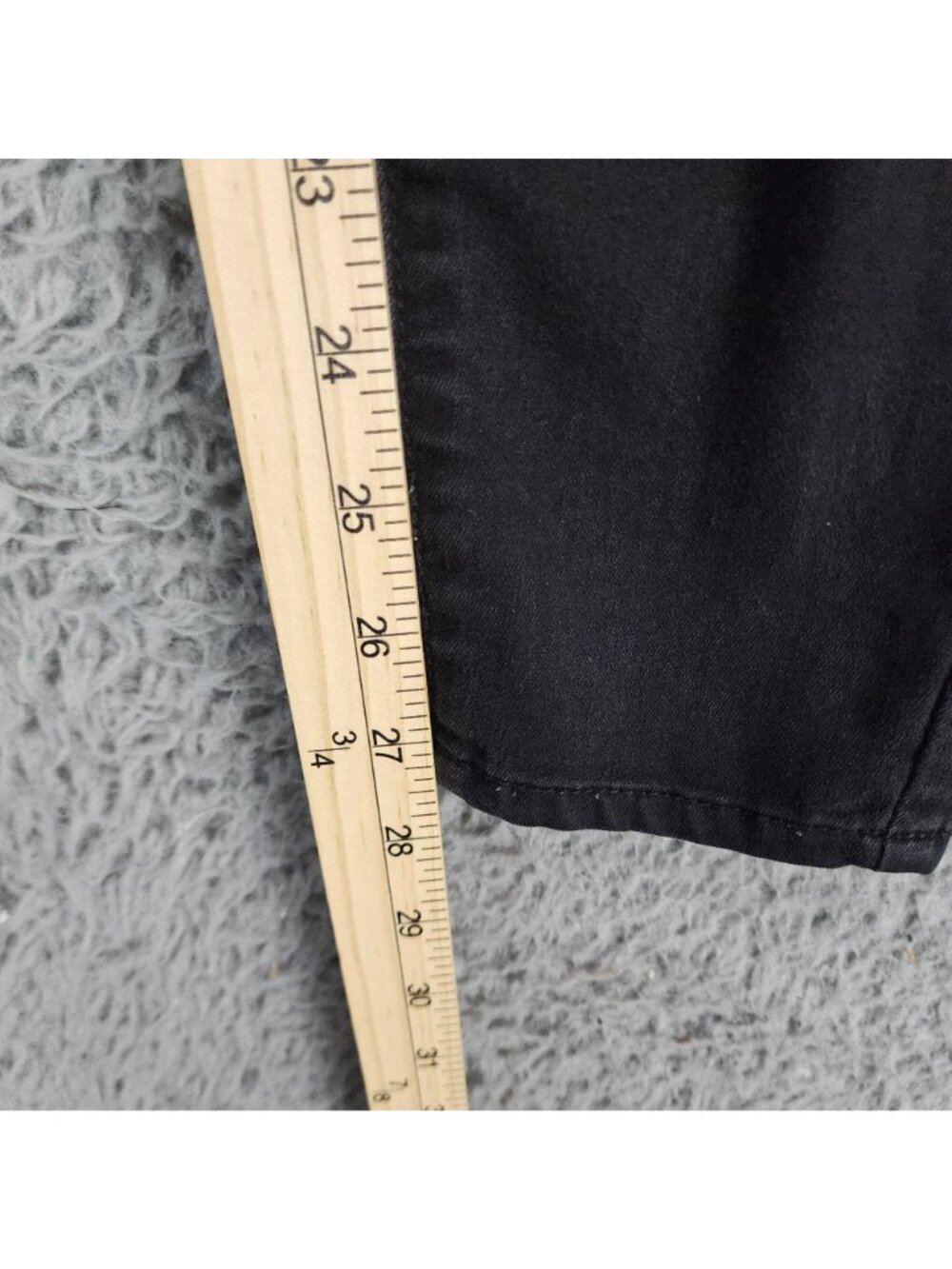 Bullhead Jeans Womens 26 Black Stretch Denim Skinniest Skinny - Picture 7 of 12